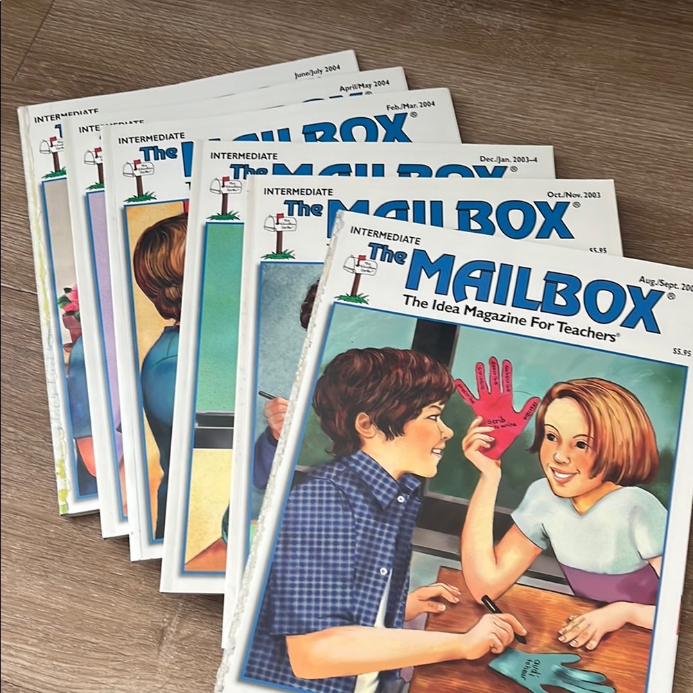 Lot of 6 Mailbox Magazine Intermediate Level 2003-2004 school year